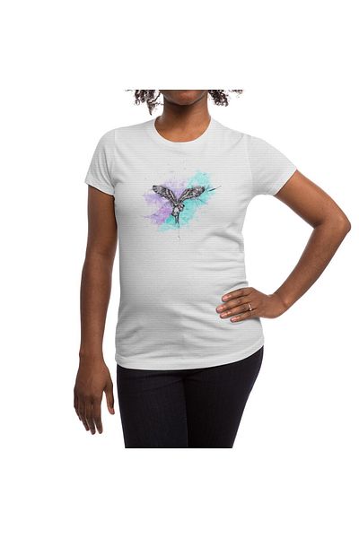 Fizello Λευκό μπλουζάκι Unisex με σχέδιο Flamingo