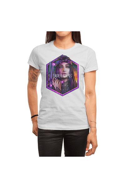 Fizello __ro__ Tricou alb pentru femei Badass - bărbați și unisex