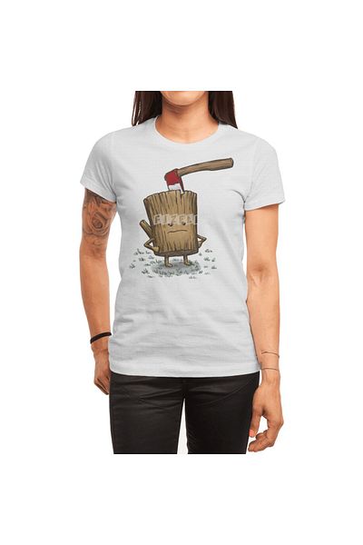 Fizello Bad Day Log 3 - Unisex Λευκό T-shirt: για άνδρες και γυναίκες, Σχέδιο Splitting Headache