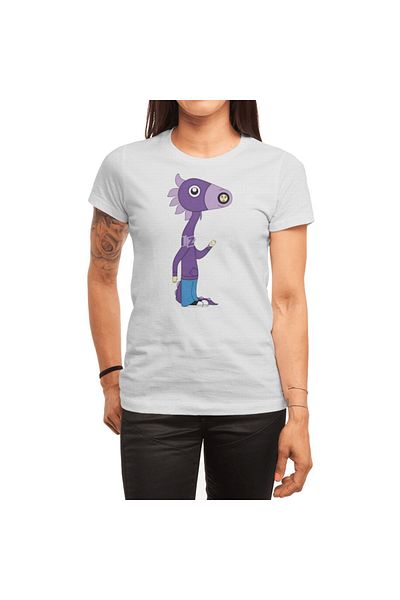 Fizello The Reluctant Dragon Unisex Λευκό T-Shirt