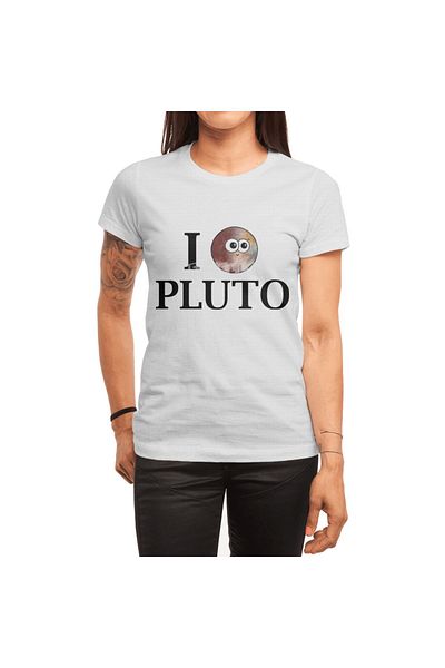 Fizello Λευκό μπλουζάκι I Heart Pluto Unisex