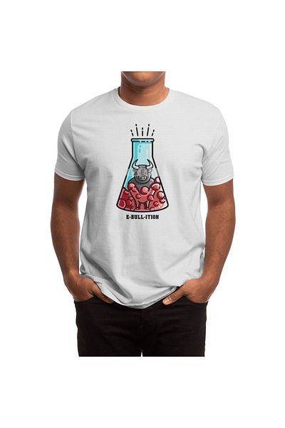 Fizello Tricou alb unisex Ebullition Chemistry Pun