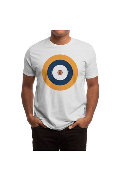 Fizello British Rondel WW2 - Λευκό μπλουζάκι Unisex για άνδρες και γυναίκες