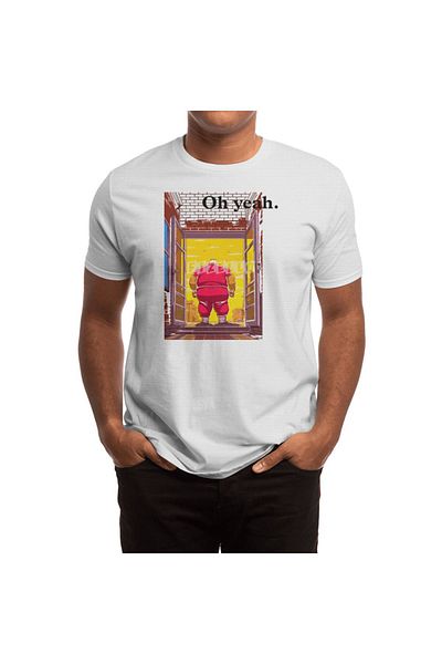 Fizello Oh Yeah... Unisex Λευκό T-Shirt