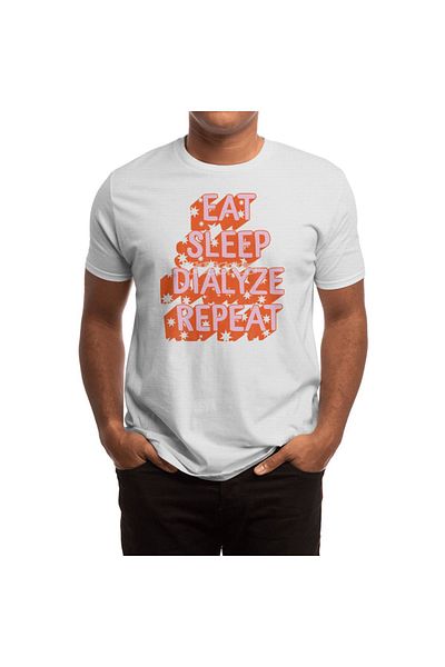 Fizello Dialyze Nurse - Tricou alb unisex pentru bărbați și femei, gătit