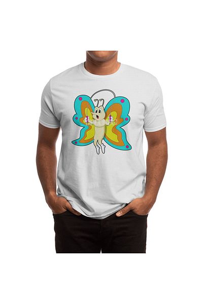 Fizello Butterfly At Jumping Rope Fitness - Tricou alb unisex pentru bărbați și femei
