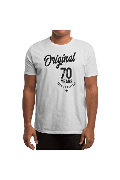 Fizello 70-річний ювілейний подарунок - 70-річна біла унісекс футболка