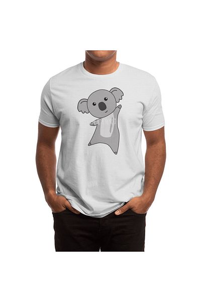Fizello Ανδρικό και γυναικείο λευκό μπλουζάκι Koala Bears Unisex