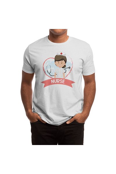 Fizello Λευκό μπλουζάκι Unisex για άνδρες και γυναίκες - Nurse Funny Quote Gift, Birthday and Christmas Counted