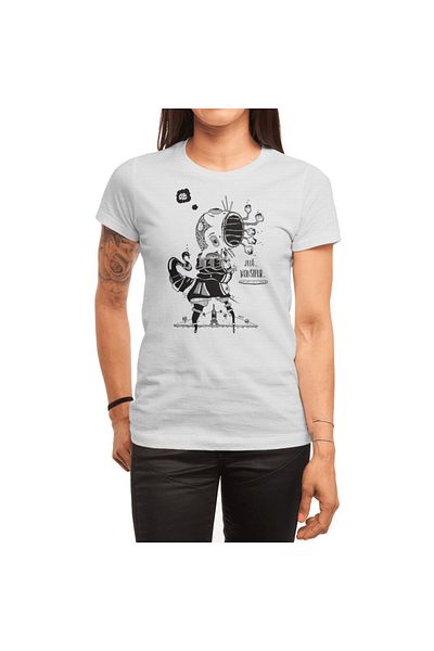 Fizello Tricou alb unisex pentru bărbați și femei - Allo