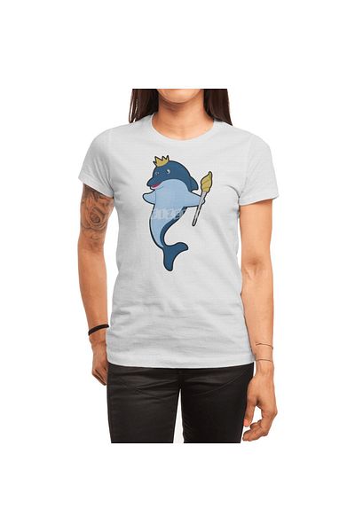 Fizello Tricou sport Dolphin King - Detaliu personal și coroană