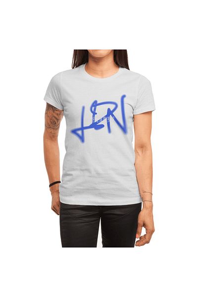 Fizello Λευκό μπλουζάκι Unisex London Graffiti Tag Art - Ανδρικό και γυναικείο μπλουζάκι