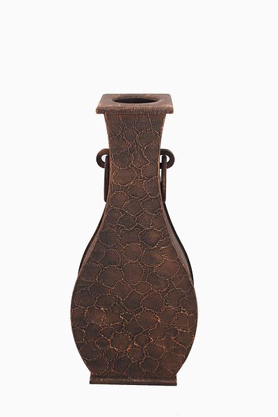 HobiMax 75 cm Premium Italian Painted Copper Antique Vase
