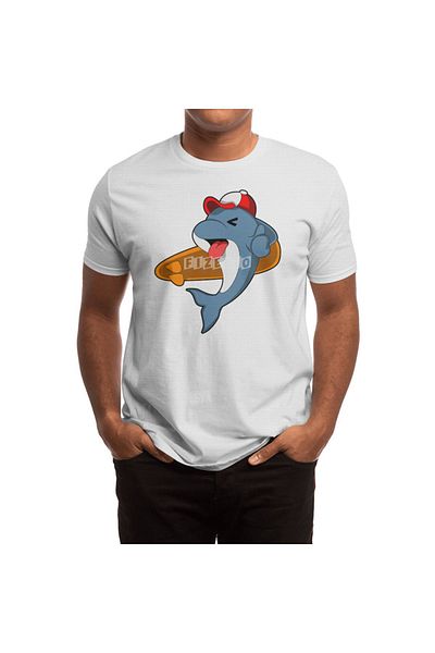Fizello Tricou sport Dolphin Surfer - Model Surfboard