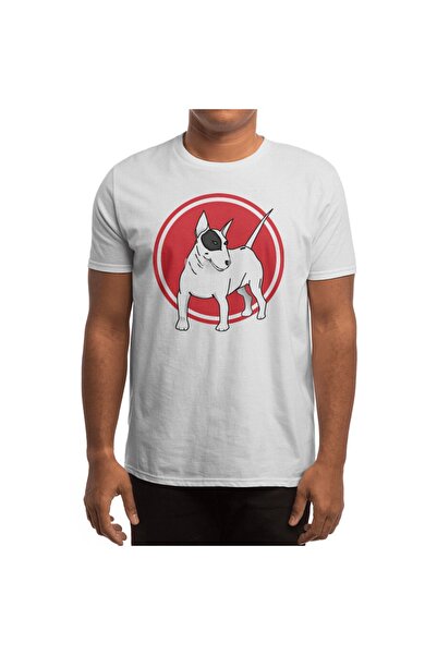Fizello Tricou alb unisex Bullterrier