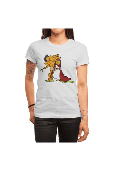 Fizello Tricou alb pentru bărbați și femei - Tricou unisex cu literă alfabetică grotescă „a”.