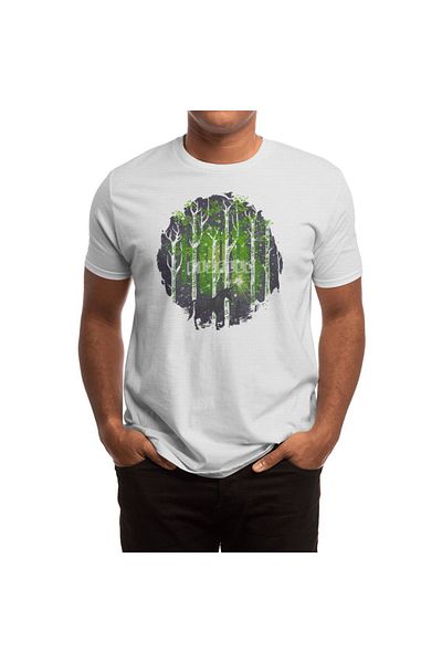 Fizello Λευκό μπλουζάκι για άνδρες και γυναίκες - Unisex T-shirt Chronicles Of The Green Forest