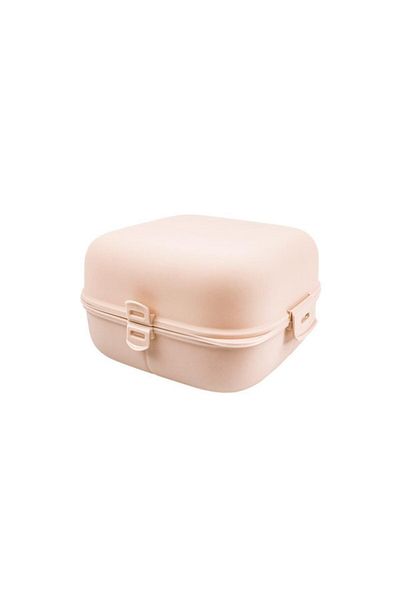 OMAK Double Lid Feeding Box Pink