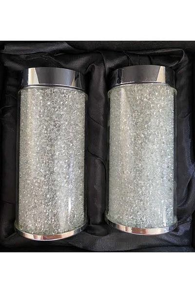 Hane216 2-Piece Crystal Salt Shaker