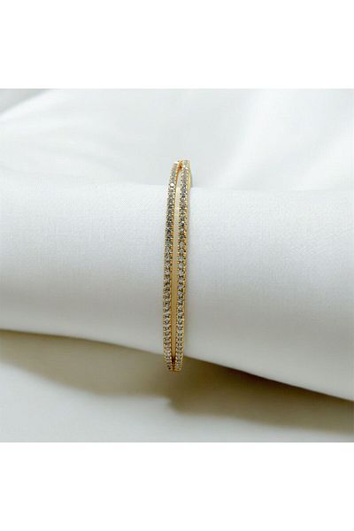 MELLS TAKI Vip Zircon Stone under Waterway - Gold Clamp 316L Stainless Steel