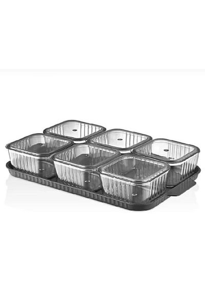 Hane216 Luxury 6 Compartment Breakfast Set with Tray