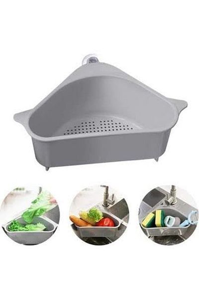 Hane216 Fruit and Vegetable Rice Washing Strainer and Garbage Strainer in the Sink with Suction Cup Strainer