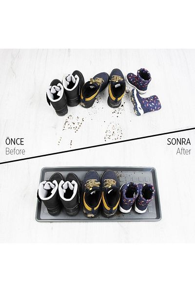 Decobella 50837 Model - 35X75X3 cm Multi-Purpose Shoe Tray