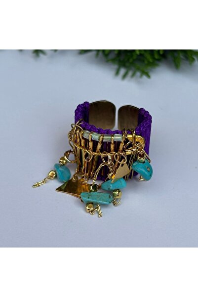 AGG TASARIM Renkli İpli Tasarım Yüzük