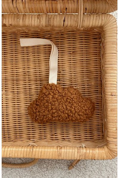 bohemoon Teddy Bulut Pacifier Strap Camel