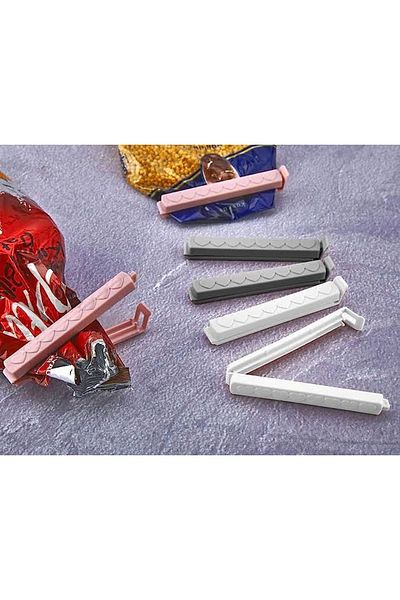 Hane216 6-Piece Bag Closer Clip Packaging and Bag Closing Apparatus Bag Clip