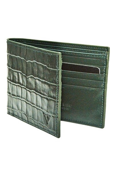 Naturel Tılsım Чоловічий гаманець з натуральної шкіри з крокодилячим візерунком