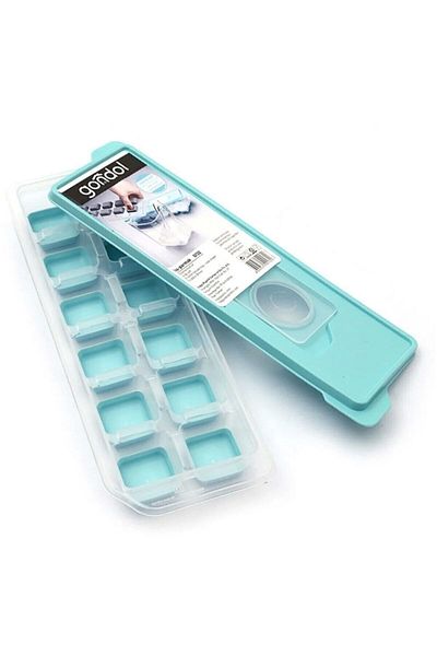 Gondol 12-Piece Compartment Bass Finger Silicone Ice Mold / Covered Silicone Non-Stick Bass Finger Ice Box