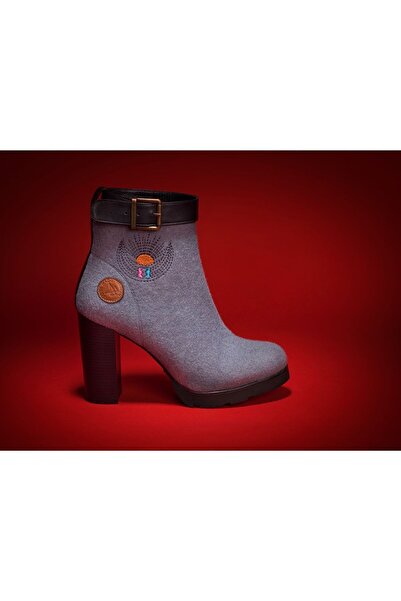 SOUL MADE -dora -gri-tasarım Kadın Topuklu Bot