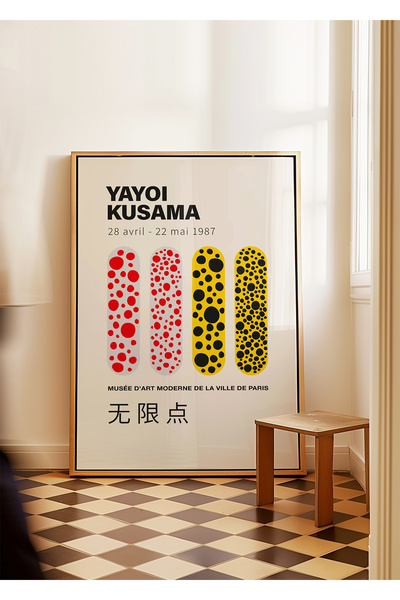 ARTHOUSECOLLECTIVE Poster Yayoi Kusama - Lucrări de artă japoneză - Poster fă...