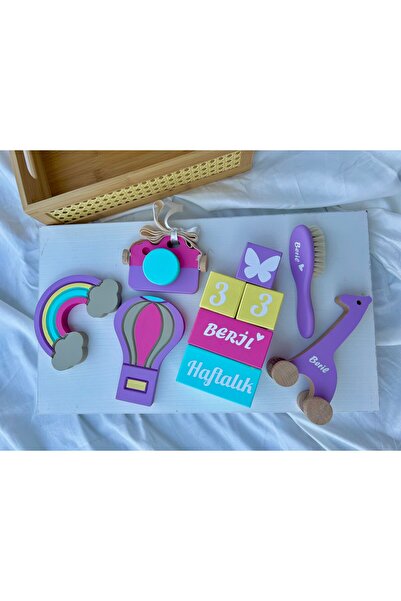 mogokids Objeli bebek anı küpü seti tam set bebek dekor