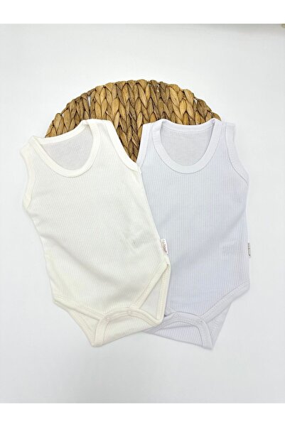 voyyo kids baby بدلة أطفال للجنسين من 0 إلى 3 سنوات - أكمام صفر، قطعتين مضلع،...