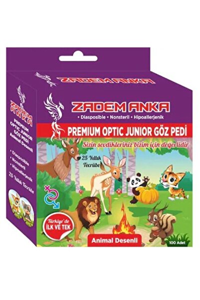 ilmedi Göz Kapama Pedi 100 Farklı Desenli Göz Pedi, Hipoalerjenik Göz Bandı, Ekonomik Çocuk Göz Bandı