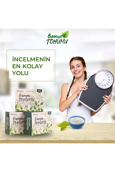 MİNERA VİTAL Okra Seed Form Tea 126 Pieces (3 Boxes)