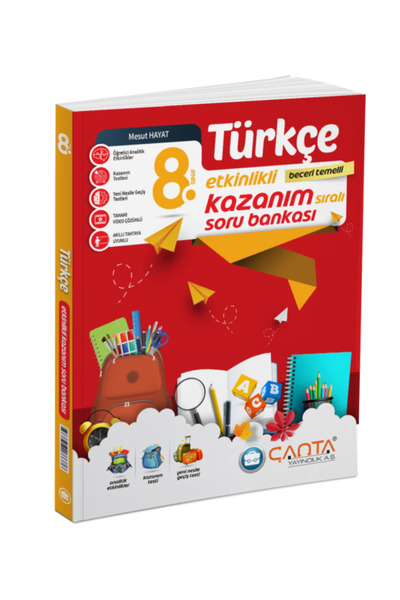 Çanta Yayıncılık Çanta Yayınları 8 Sınıf Türkçe Etkinlikli Soru Bankası LGS