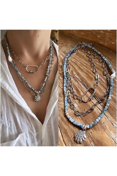 by özllem تصميم مجموعة قلادة الحياة البحرية