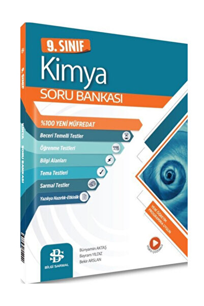 Bilgi Sarmal Yayınları 9. Sınıf Kimya Soru Bankası Video Çözümlü Bilgi Sarmal...