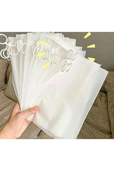 ÇET PACK 5 ADET FERMUARLI BUZLU KOZMETİK AMBALAJI TEKSTİL POŞETİ KALEMLİK 23X14