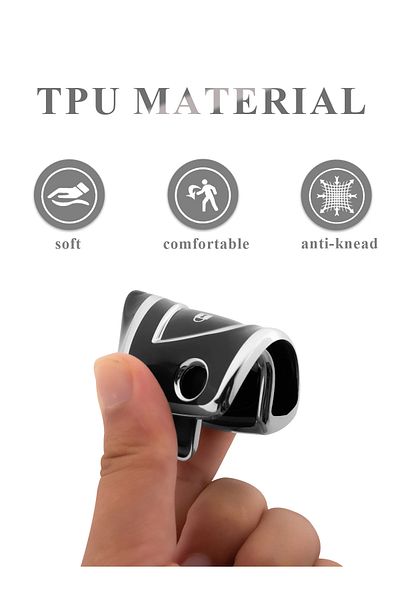 MeyZone Black Fiat Egea Tpu Silicone Key Case and Container