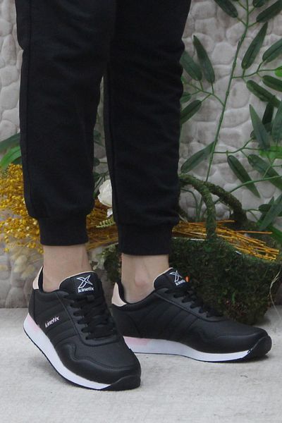 Kinetix Pıero Pu W - Black White Original Women's Sports Shoes Comfortable