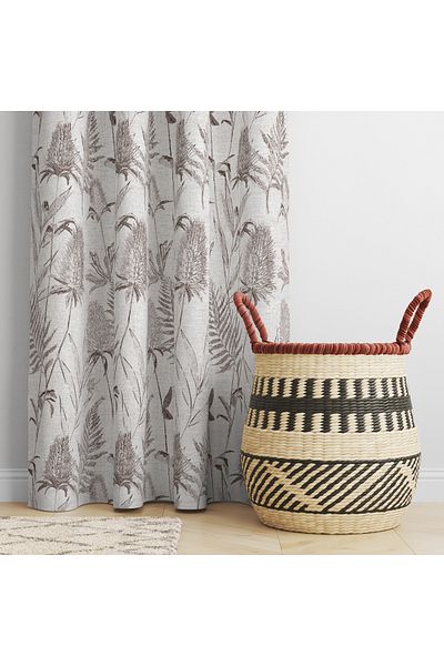 MUN HOME Ψηφιακή τυπωμένη κουρτίνα σκηνικού μονόφυλλο 140 x 260 cm με ραμμένες άκρες