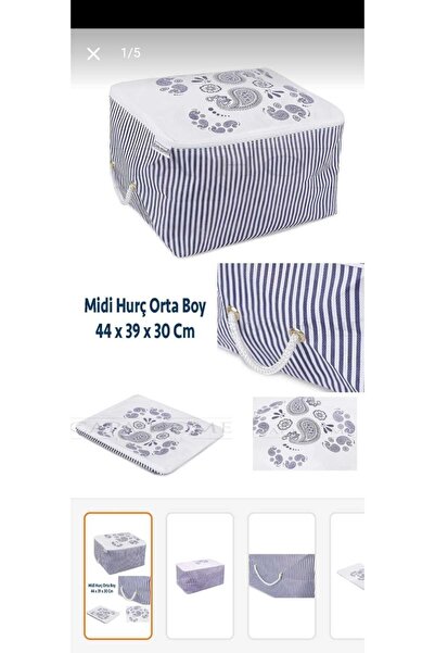 AYHOME Çeyiz Hurcu Organizer Kutu Saklama Hurcu Baza Altı Düzenleyici Hurç Taşınma Kolisi Koli