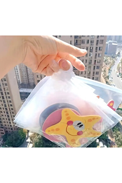 ÇET PACK 5 ADET FERMUARLI BUZLU KOZMETİK AMBALAJI TEKSTİL POŞETİ KALEMLİK 23X14