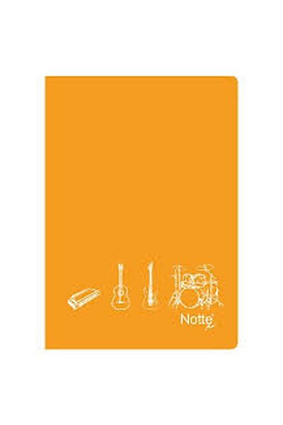 Notte A4 40 Sheets Music Notebook - Stitched Pined Plastic Cover, 10-138
