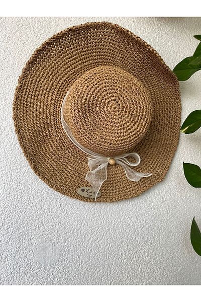Ramada Çanta Shoulder Bag - Straw Bag and Hat Set
