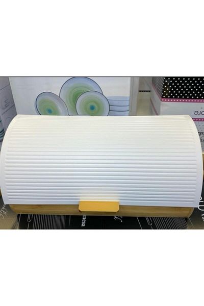 AROW Bamboo Metal Covered Bread Cabinet